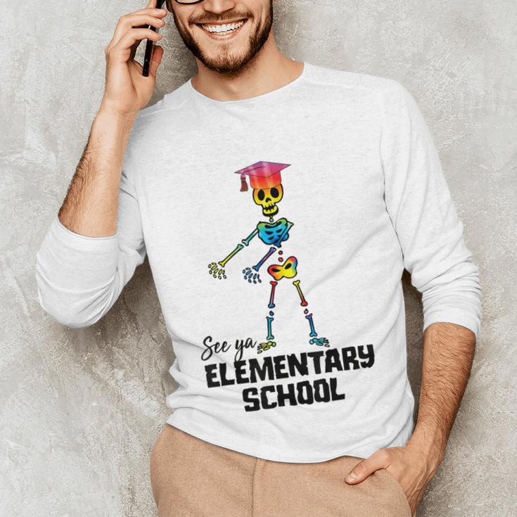 See Ya Elementary School Shirt Tie Dye Graduation Tee Unisex Long Sleeve T-Shirt