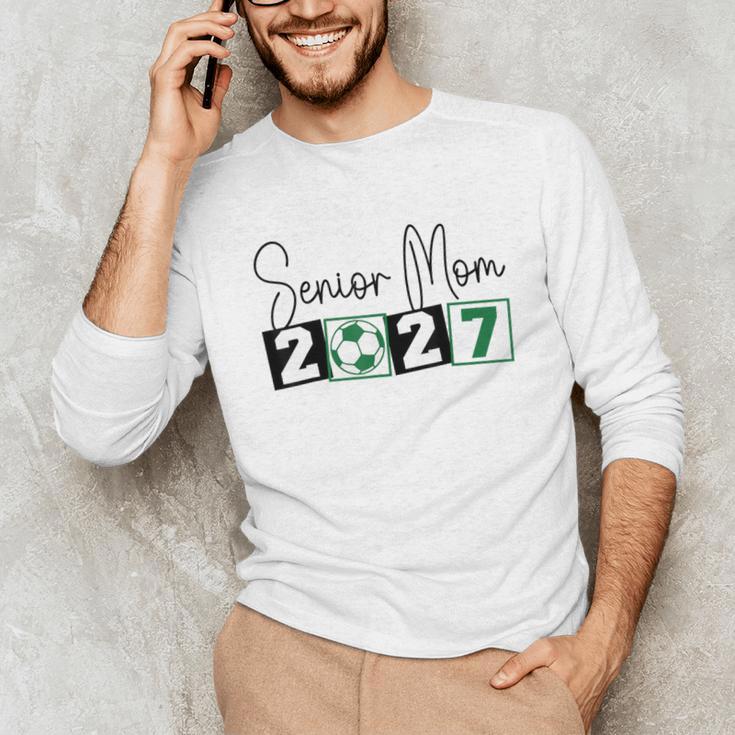 Senior 2027 Soccer Mom Final Season Class Of 2027 Graduation Unisex Long Sleeve T-Shirt