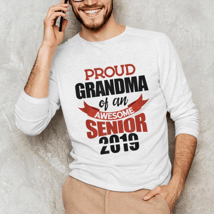 Senior Class Of 2019 Tshirt Graduation Awesome Grandma Unisex Long Sleeve T-Shirt