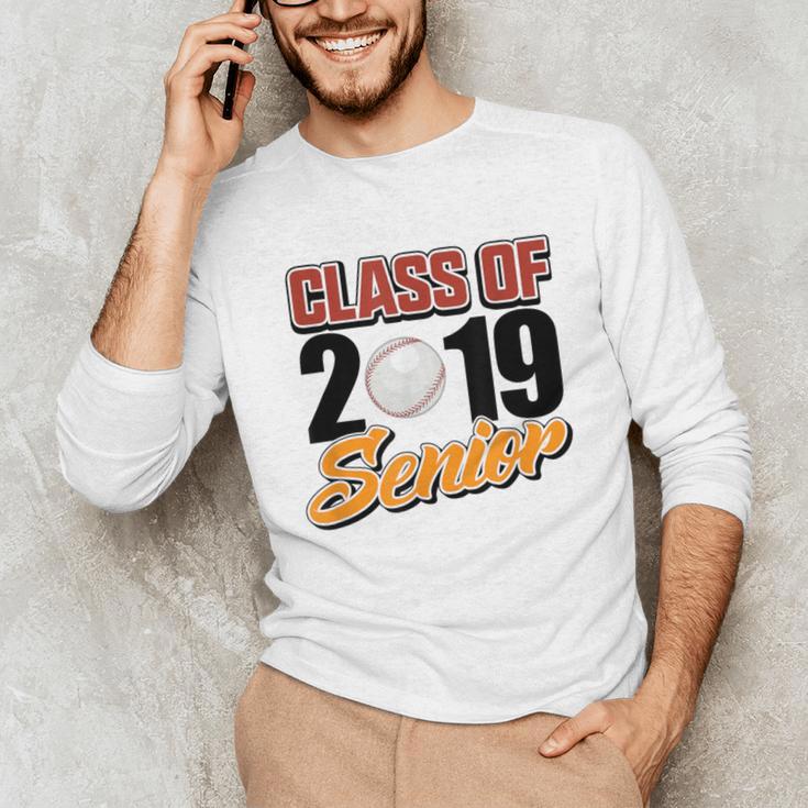 Senior Class Of 2019 Tshirt Graduation School Baseball Unisex Long Sleeve T-Shirt