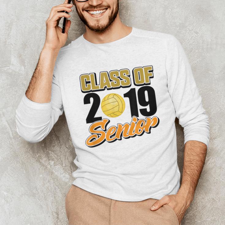 Senior Class Of 2019 Tshirt Graduation School Volleyball Unisex Long Sleeve T-Shirt