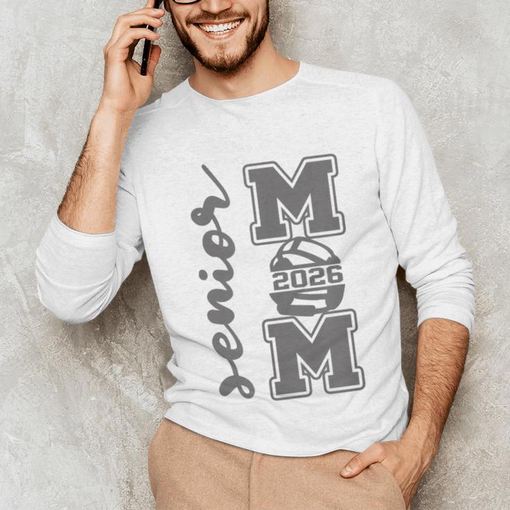 Senior Mom 2026 Wrestling Athlete Proud Parent Graduation Unisex Long Sleeve T-Shirt