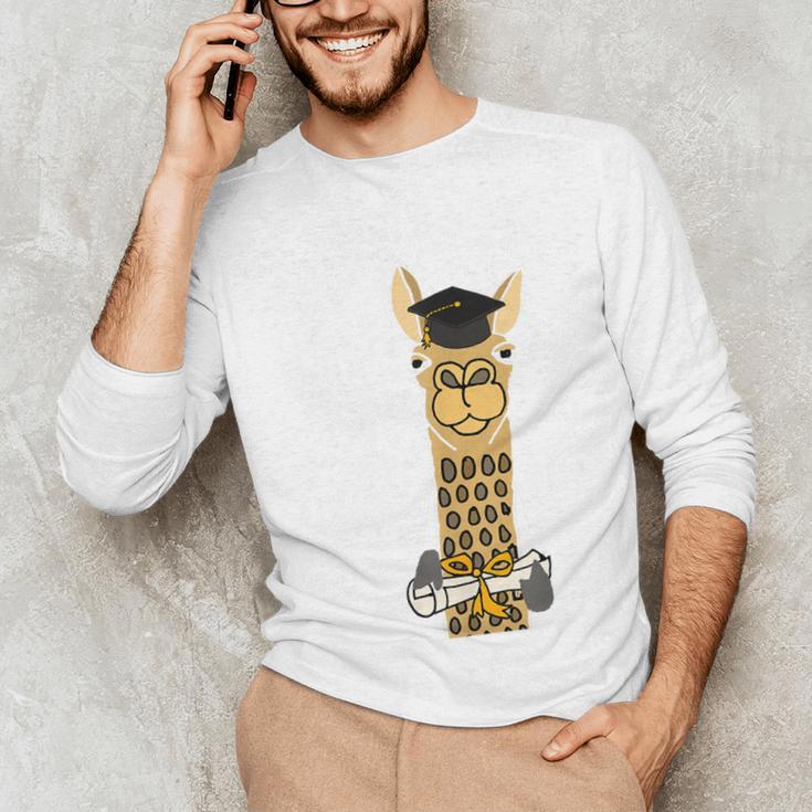 SmileteesGrad Llama Graduation T-Shirt Unisex Long Sleeve T-Shirt
