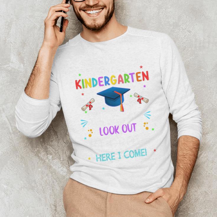 So Long Kindergarten Graduation Look Out 1st Grade 2025 Kids Premium Tri-Blend Unisex Long Sleeve T-Shirt