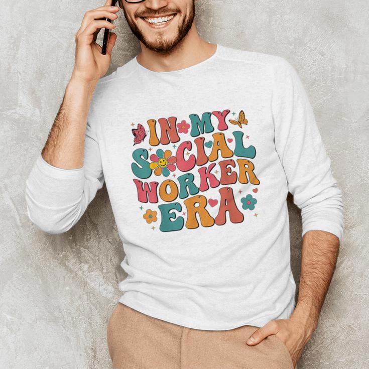 In My Social Worker Era Cute Social Worker Graduation MSW Unisex Long Sleeve T-Shirt