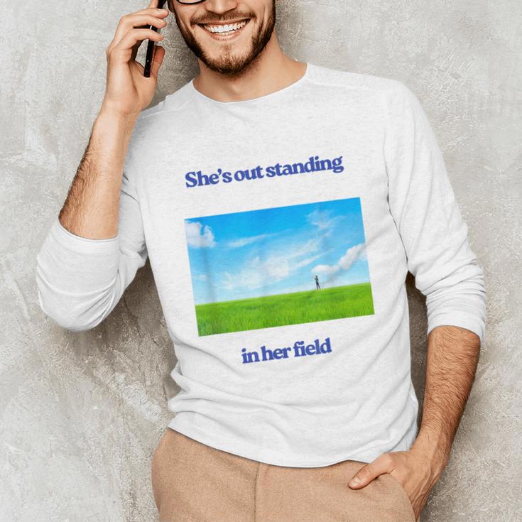Out Standing In Her Field Graduation Tee Unisex Long Sleeve T-Shirt