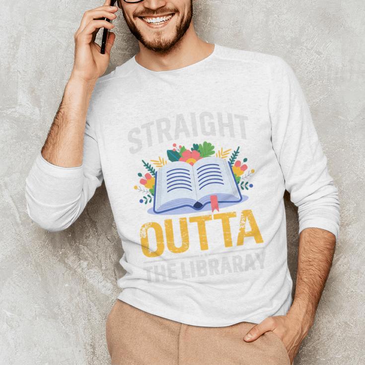 Straight Outta The Library Book Lover Men Women Premium Tri-Blend Unisex Long Sleeve T-Shirt Straight Outta The Library Book Lover Men Women Premium Tri-Blend Unisex Long Sleeve T-Shirt