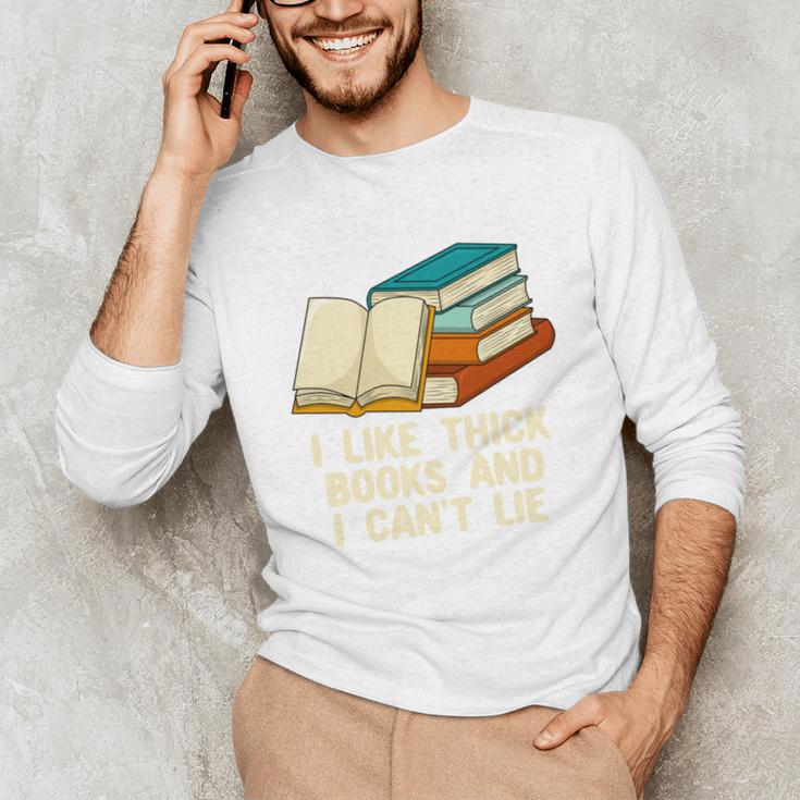 Like Thick Books Cant Lie Happiness Reading Positive Unisex Long Sleeve T-Shirt Like Thick Books Cant Lie Happiness Reading Positive Unisex Long Sleeve T-Shirt