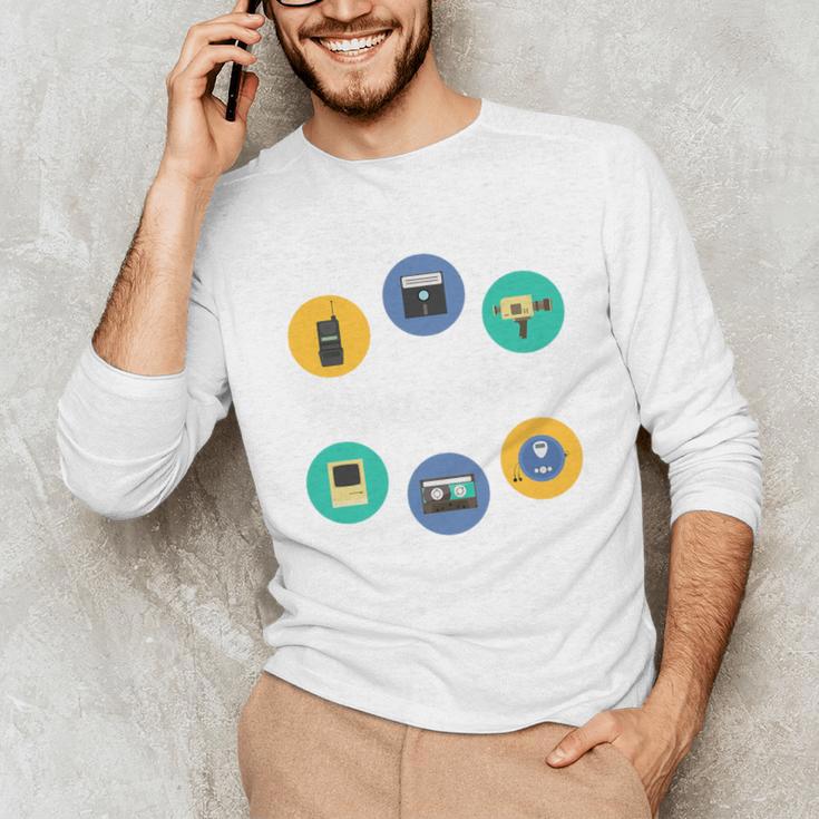 Throwback Thursday Never Forget Nostalgia 80's Retro Premium Tri-Blend T-Shirt Unisex Long Sleeve T-Shirt