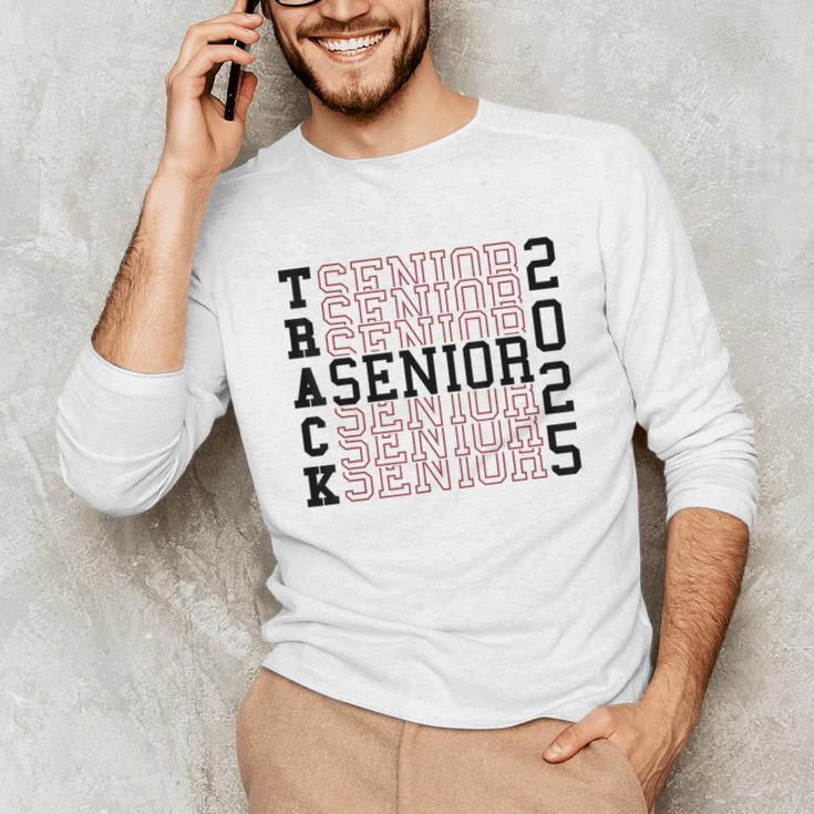 Track Senior Night Track Senior 2025 Graduation 60 Unisex Long Sleeve T-Shirt