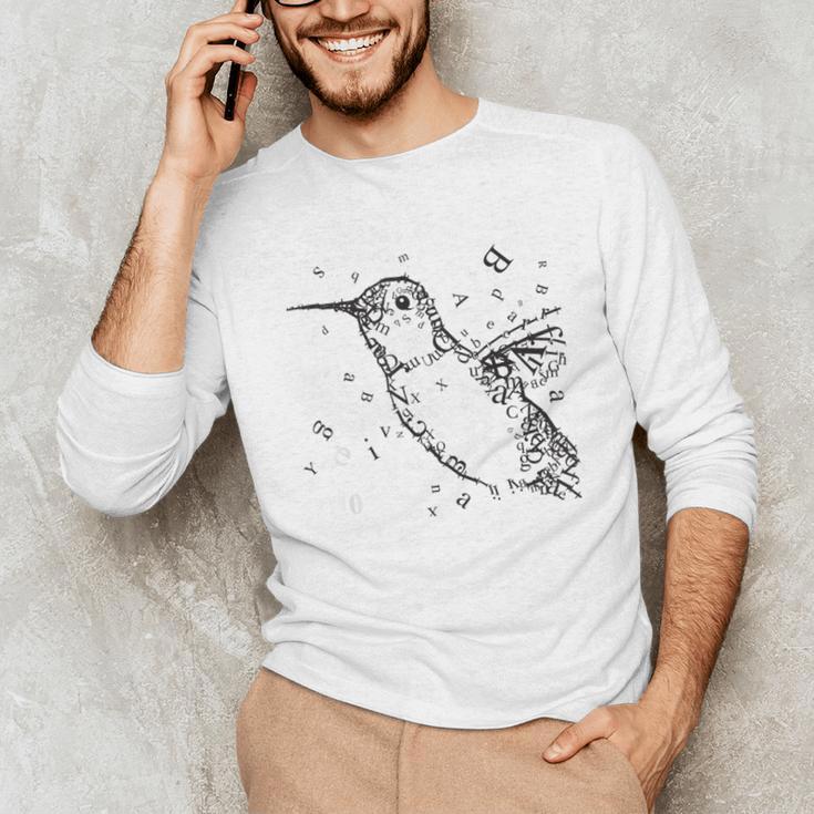 Tucson Festival Of Books TFOB 2010 Hummingbird Mascot Unisex Long Sleeve T-Shirt
