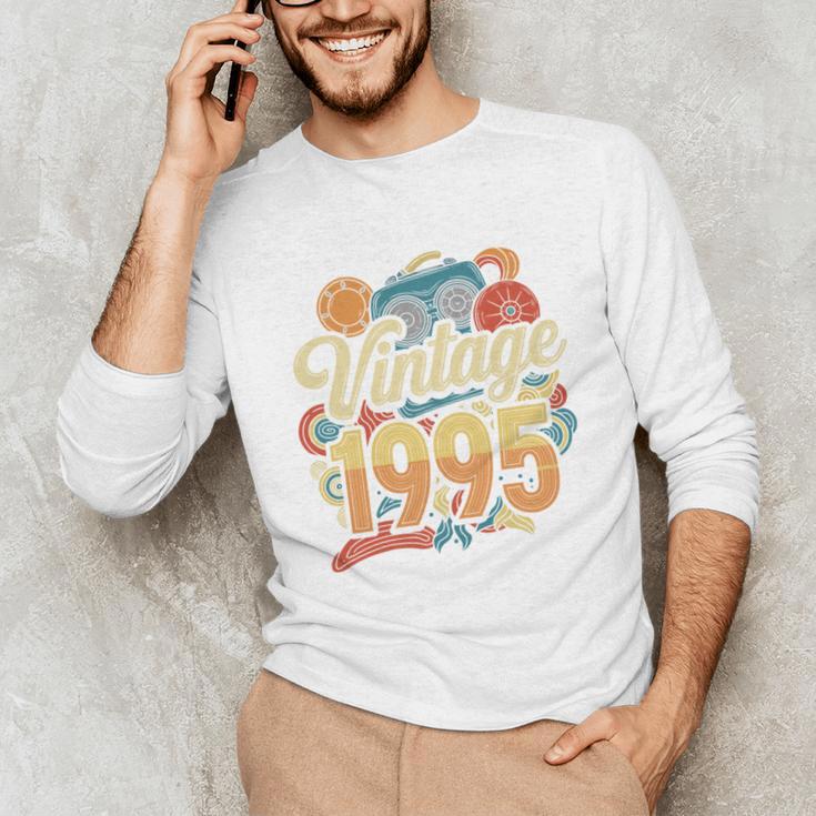 Vintage 1995 Retro Classic 90s Nostalgia Throwback Vibe Unisex Long Sleeve T-Shirt