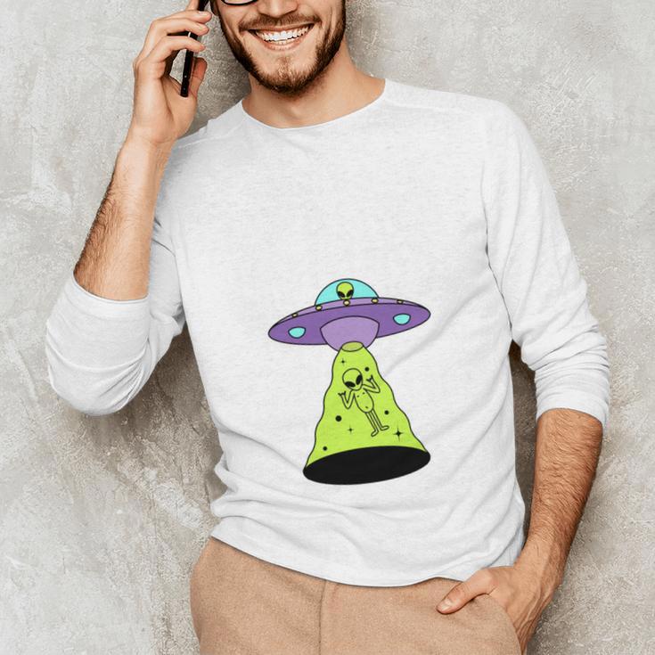 I Wanna Go Home Introvert UFO UAP Flying Saucer Trippy Alien Unisex Long Sleeve T-Shirt I Wanna Go Home Introvert UFO UAP Flying Saucer Trippy Alien Unisex Long Sleeve T-Shirt