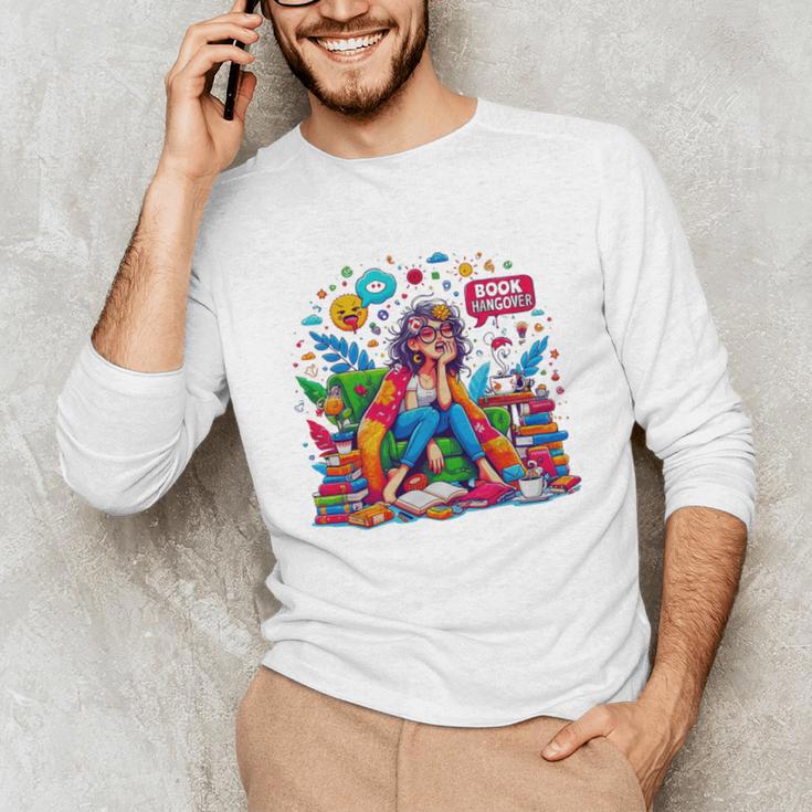 Woman Book Lover Book Hangover Woman Premium Tri-Blend Unisex Long Sleeve T-Shirt