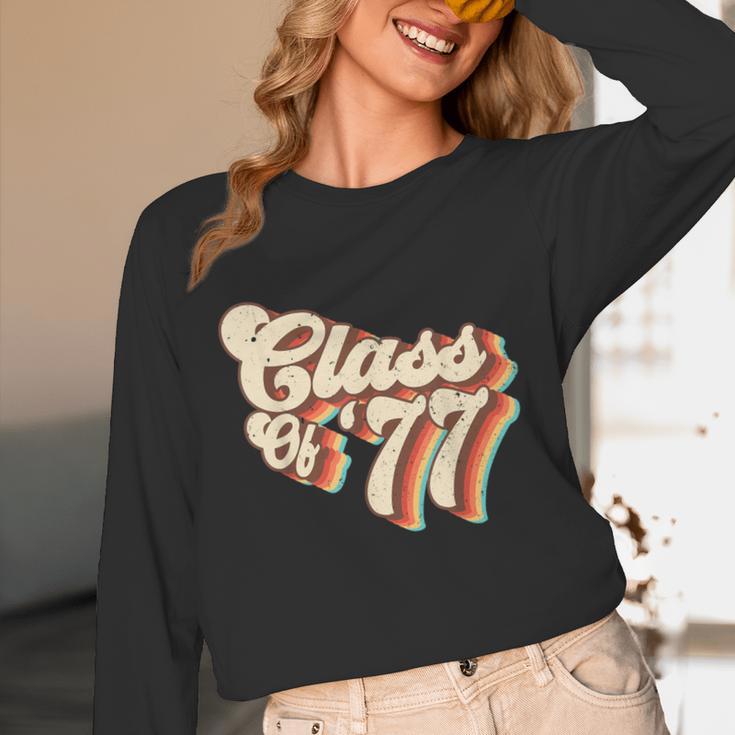 1977 Class Reunion Retro Class Of 77 High School Graduation Unisex Long Sleeve T-Shirt