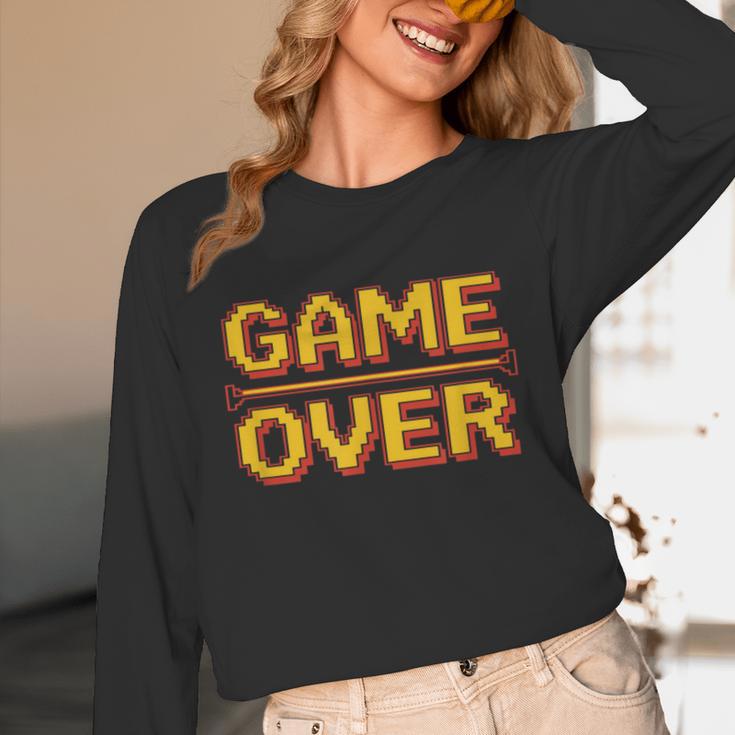 1980s Nostalgia Arcade Gamer Retro Video Game Novelty Unisex Long Sleeve T-Shirt