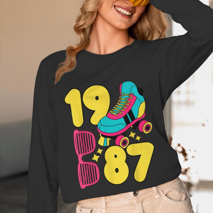 1987 Retro Raised In The 80s Old School Nostalgia Vibes Unisex Long Sleeve T-Shirt 1987 Retro Raised In The 80s Old School Nostalgia Vibes Unisex Long Sleeve T-Shirt