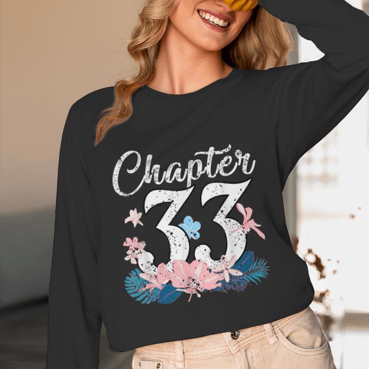 1988 Happy Birthday Chapter 33 Year Old Women Book Lover Unisex Long Sleeve T-Shirt