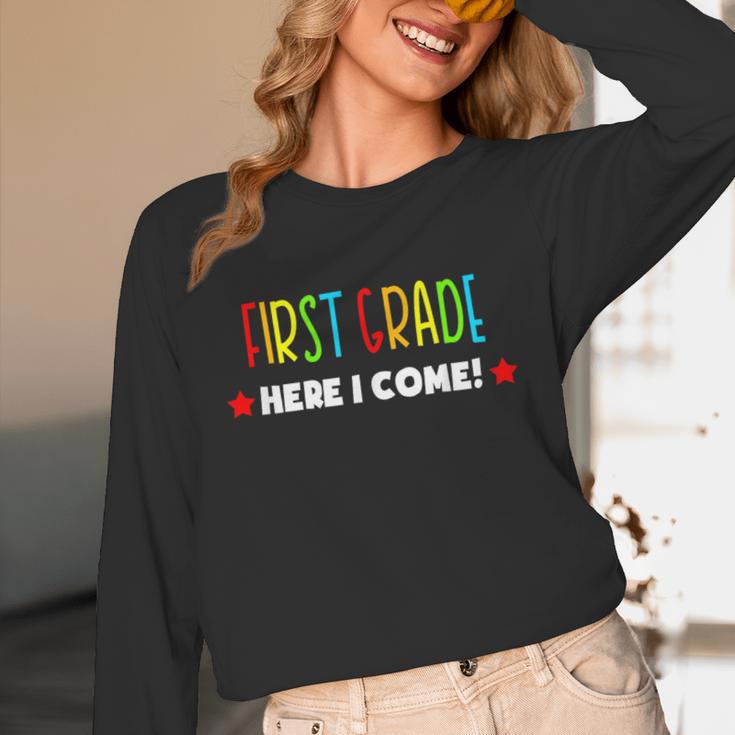 1st Grade Here I Come Kids Kindergarten Graduation Shirt Unisex Long Sleeve T-Shirt