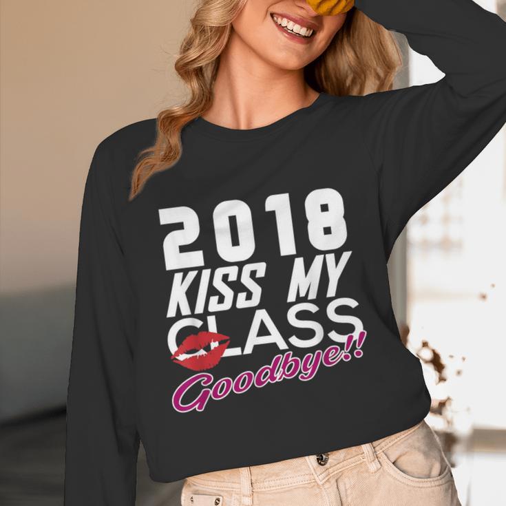 2018 Kiss My Class Goodbye Graduation Unisex Long Sleeve T-Shirt