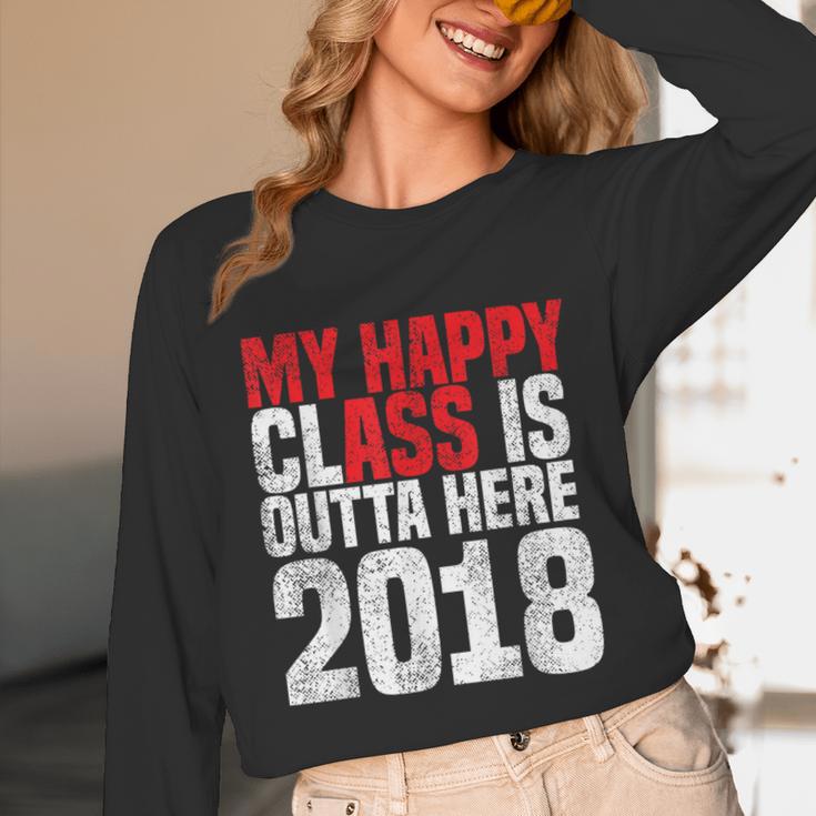 2018 Senior Graduation My Happy Class Shirt Unisex Long Sleeve T-Shirt