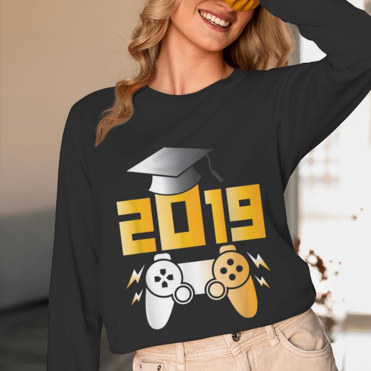 2019 High School Graduation Shirt Gamer Graduate Unisex Long Sleeve T-Shirt