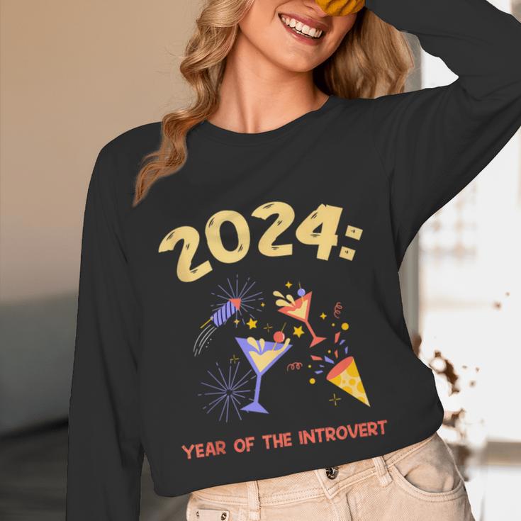2024 Year Of The Introvert New Year Adventures Unisex Long Sleeve T-Shirt 2024 Year Of The Introvert New Year Adventures Unisex Long Sleeve T-Shirt
