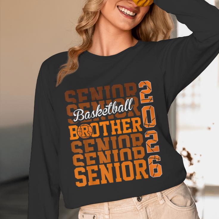2026 Basketball Senior Brother Graduation Matching Family Unisex Long Sleeve T-Shirt