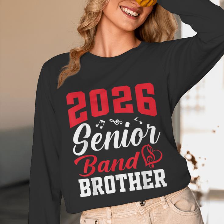2026 Senior Band Brother Class Of 2026 Parent Graduation Unisex Long Sleeve T-Shirt