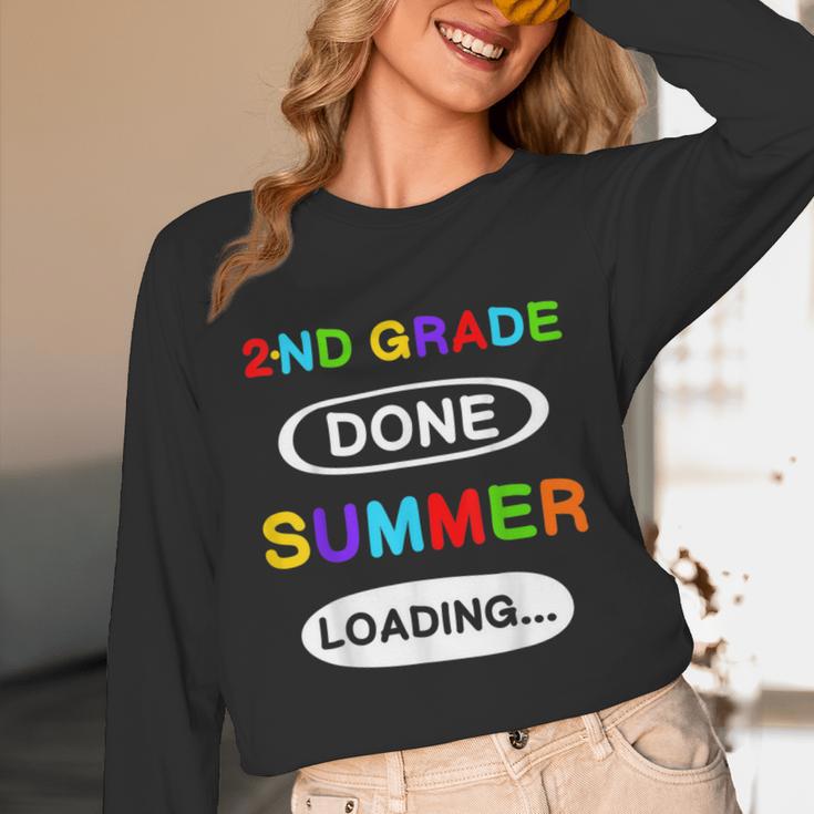 2nd Grade Graduation Shirt 2nd Grade Done Summer Loading Unisex Long Sleeve T-Shirt