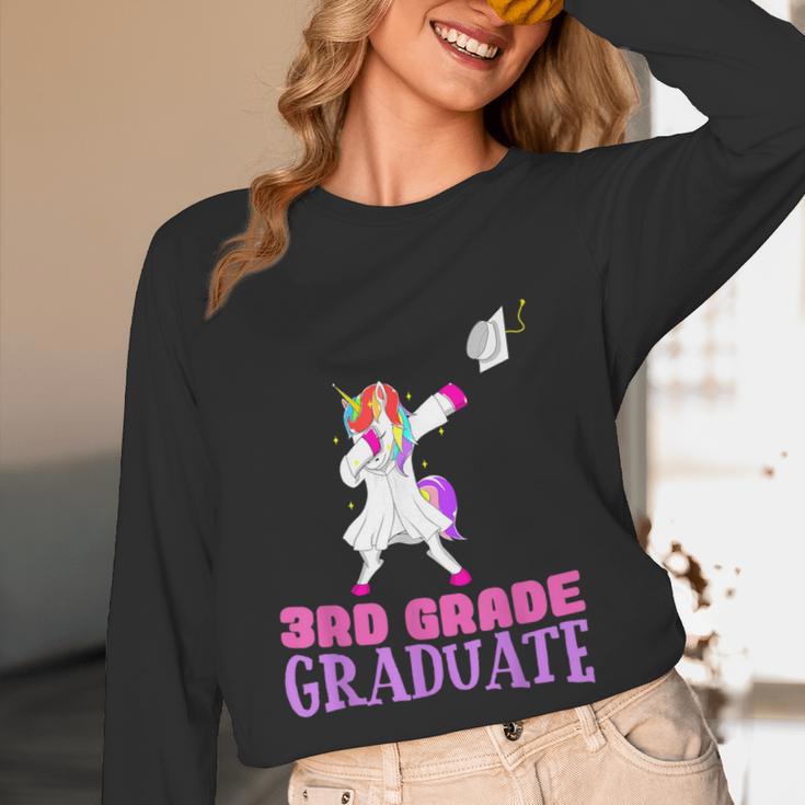 3rd Grade Graduation Unicorn End Of Year Third Unisex Long Sleeve T-Shirt