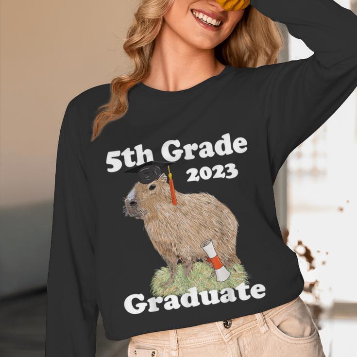 5th Grade Graduation Class Of 2023 Capybara Fifth Graduate Unisex Long Sleeve T-Shirt