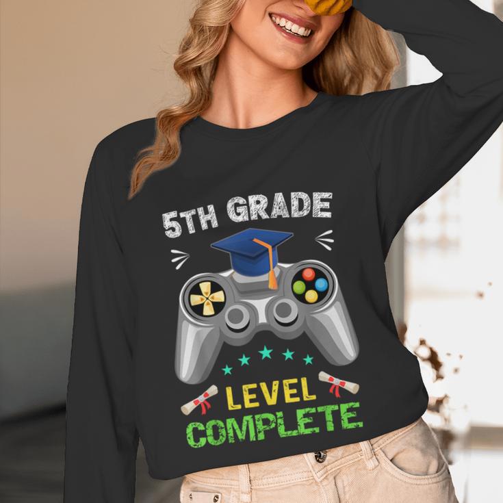 5th Grade Level Complete Gaming Graduation Class 2023 Gamer Unisex Long Sleeve T-Shirt