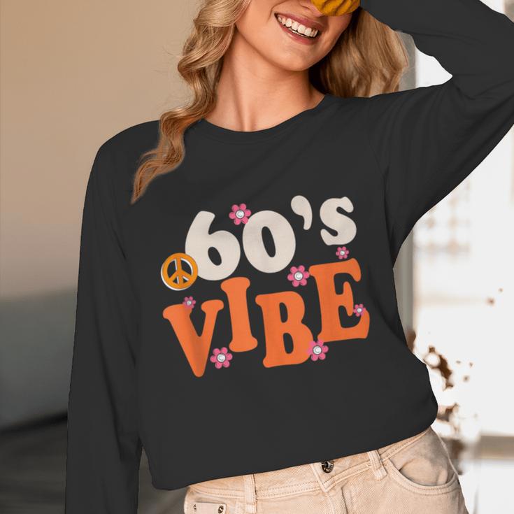 60's Vibe Retro Nostalgia Classic Mixtape Era 1960s Party Unisex Long Sleeve T-Shirt