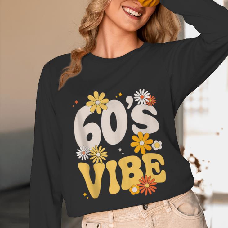 60's Vibe Vintage Nostalgia Mixtape Era 1960s Party Groovy Unisex Long Sleeve T-Shirt