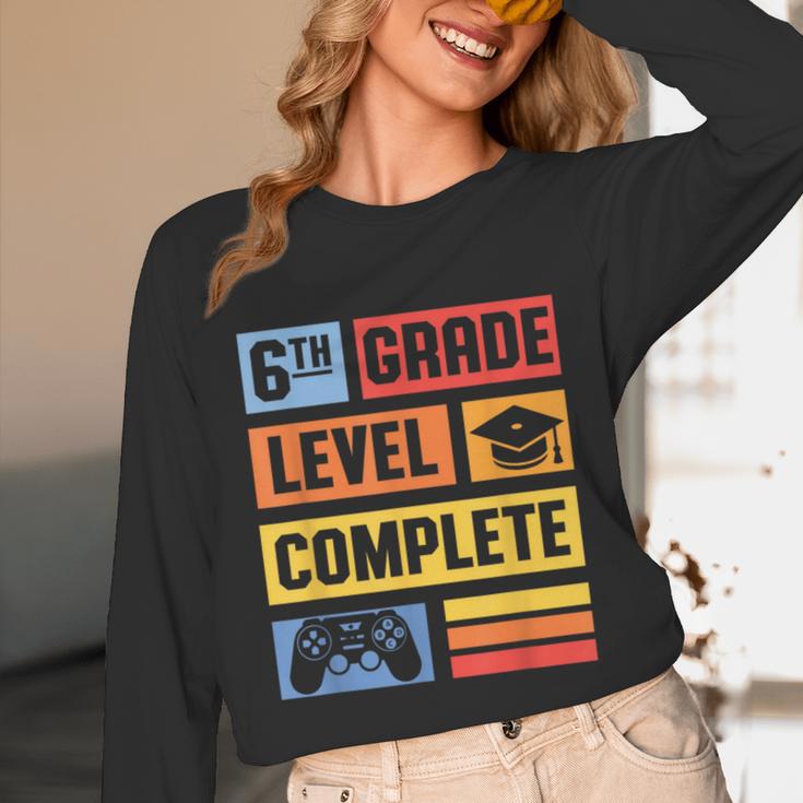 6th Grade Level Complete Shirt Graduation Last Day Of School Unisex Long Sleeve T-Shirt