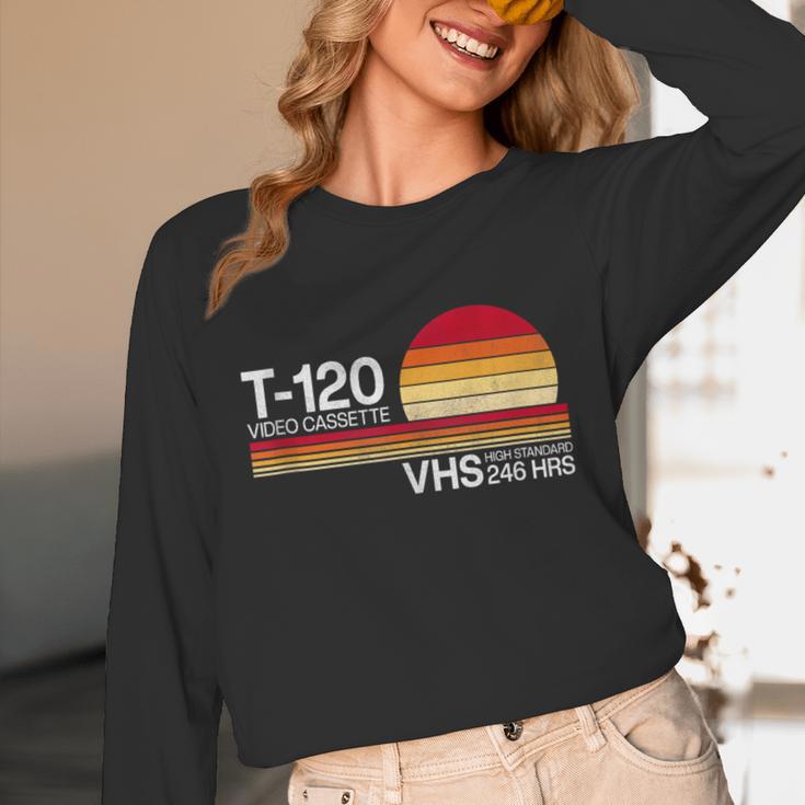 70's 80's 90's Music Nostalgia Video Cassette Tape VHS Retro Unisex Long Sleeve T-Shirt 70's 80's 90's Music Nostalgia Video Cassette Tape VHS Retro Unisex Long Sleeve T-Shirt
