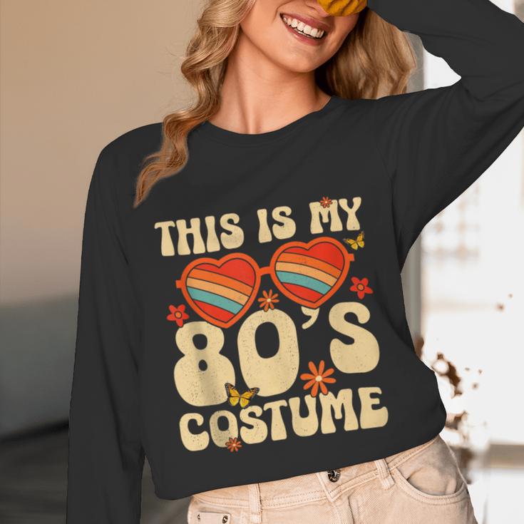 This Is My 80s Costume Vibes Nostalgia 1980s Vintage Fashion Unisex Long Sleeve T-Shirt