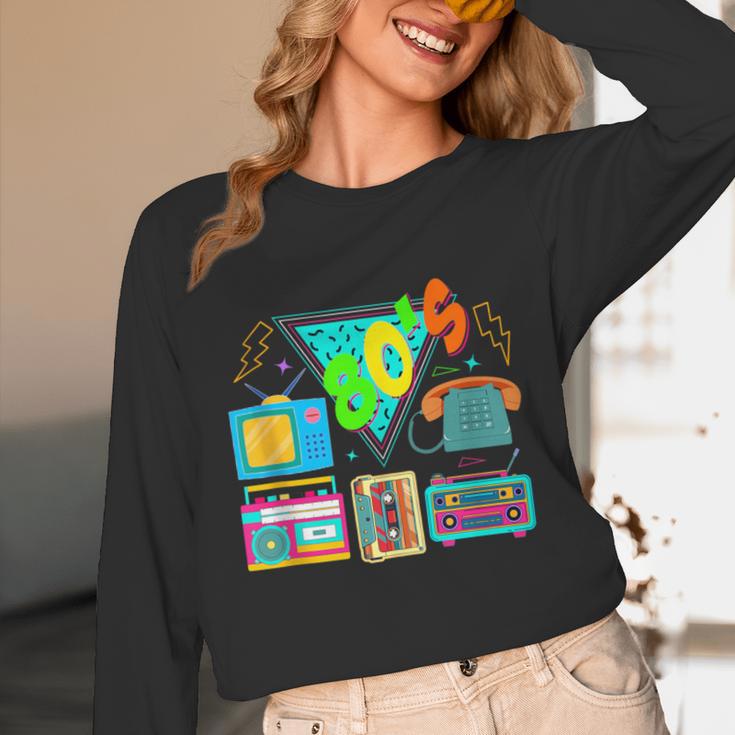 80's Vintage Cassette Tape Nostalgia Mixtape Era 1980s Retro Unisex Long Sleeve T-Shirt
