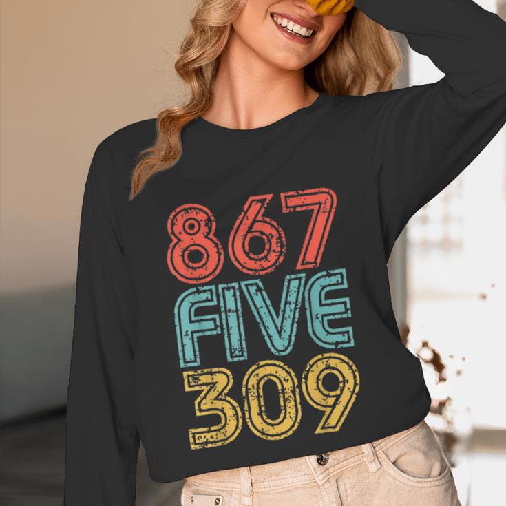 8675309 Retro Vintage 80's 90's Music Nostalgia Unisex Long Sleeve T-Shirt 8675309 Retro Vintage 80's 90's Music Nostalgia Unisex Long Sleeve T-Shirt