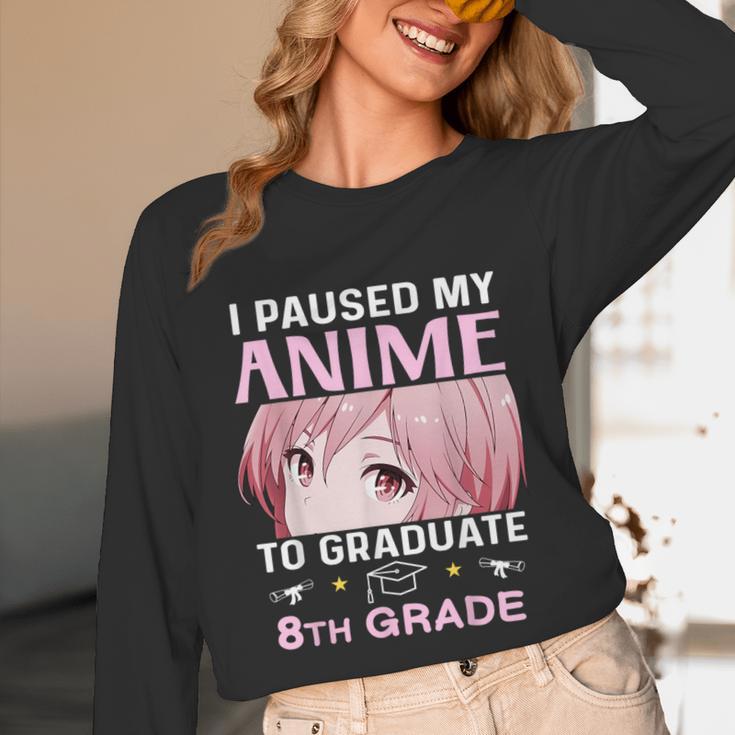 8th Grade Graduation Anime 2024 Graduate Middle School Girls Unisex Long Sleeve T-Shirt
