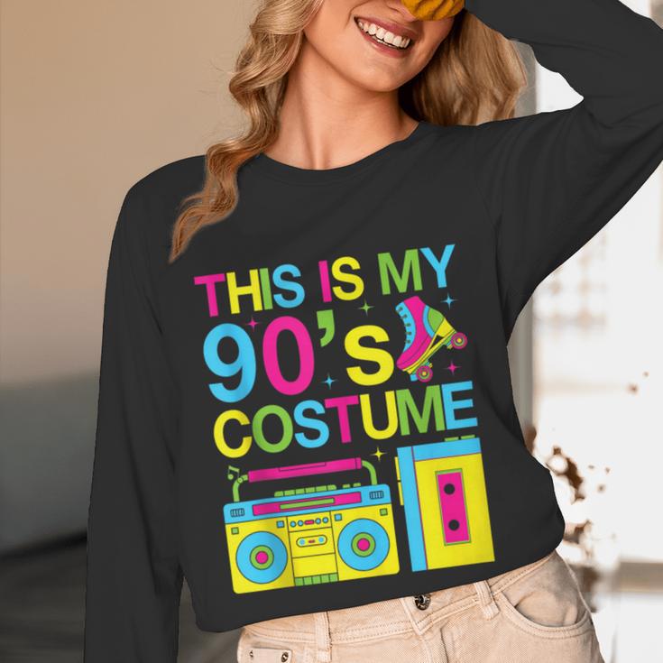 This Is My 90's Costume Retro 1990s Style Cassette Nostalgia Unisex Long Sleeve T-Shirt