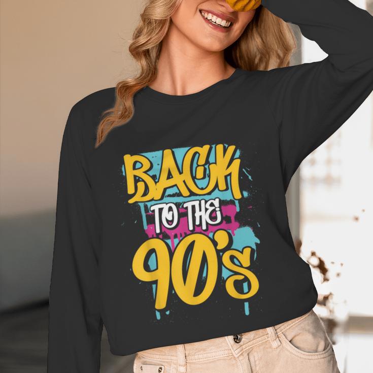90's Nineties 1990s Nostalgia Unisex Long Sleeve T-Shirt 90's Nineties 1990s Nostalgia Unisex Long Sleeve T-Shirt