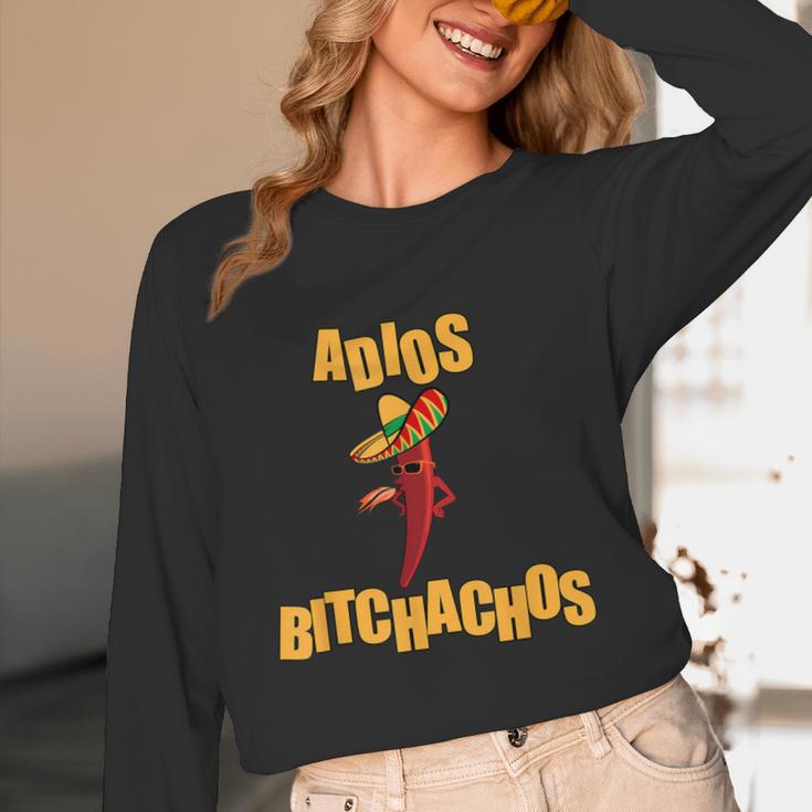 Adios Bitchachos Tee Cinco De Mayo Graduation Retirement Unisex Long Sleeve T-Shirt