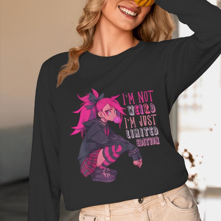 Anime Girl I'm Not Weird Just Limited Edition Introvert Goth Unisex Long Sleeve T-Shirt Anime Girl I'm Not Weird Just Limited Edition Introvert Goth Unisex Long Sleeve T-Shirt