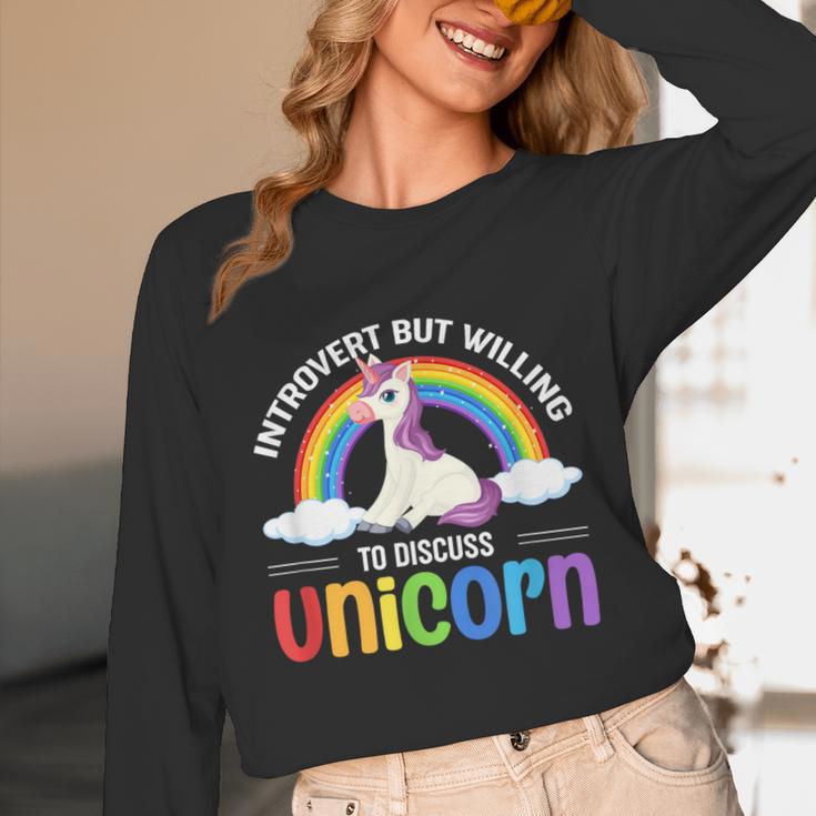 Anti Social Introvert Unicorn Lover Unicorns Unisex Long Sleeve T-Shirt Anti Social Introvert Unicorn Lover Unicorns Unisex Long Sleeve T-Shirt