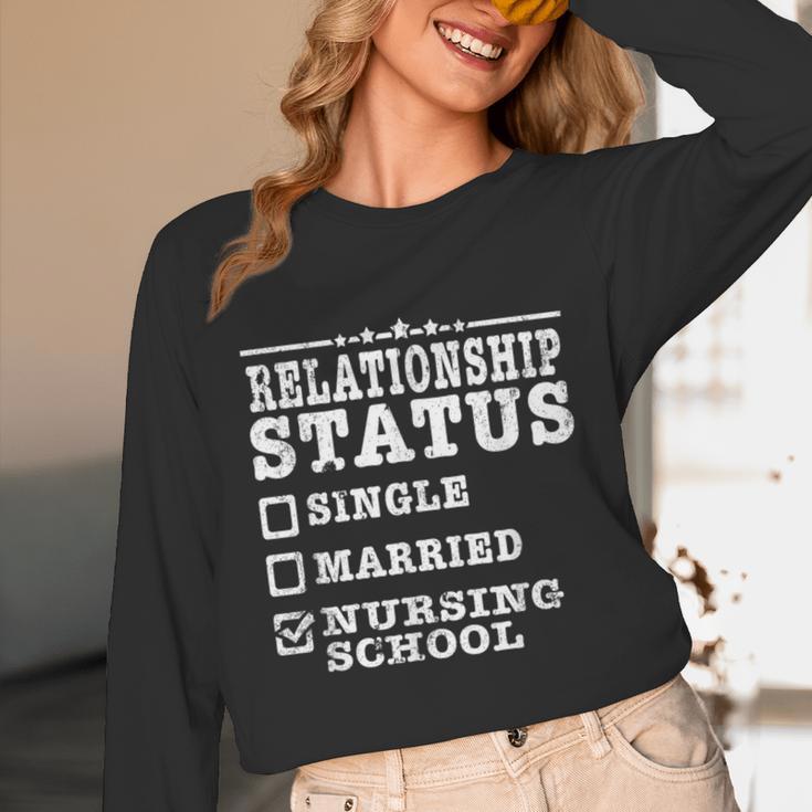 Anti Valentines Day Nursing School Nurse Graduation Shirt Unisex Long Sleeve T-Shirt