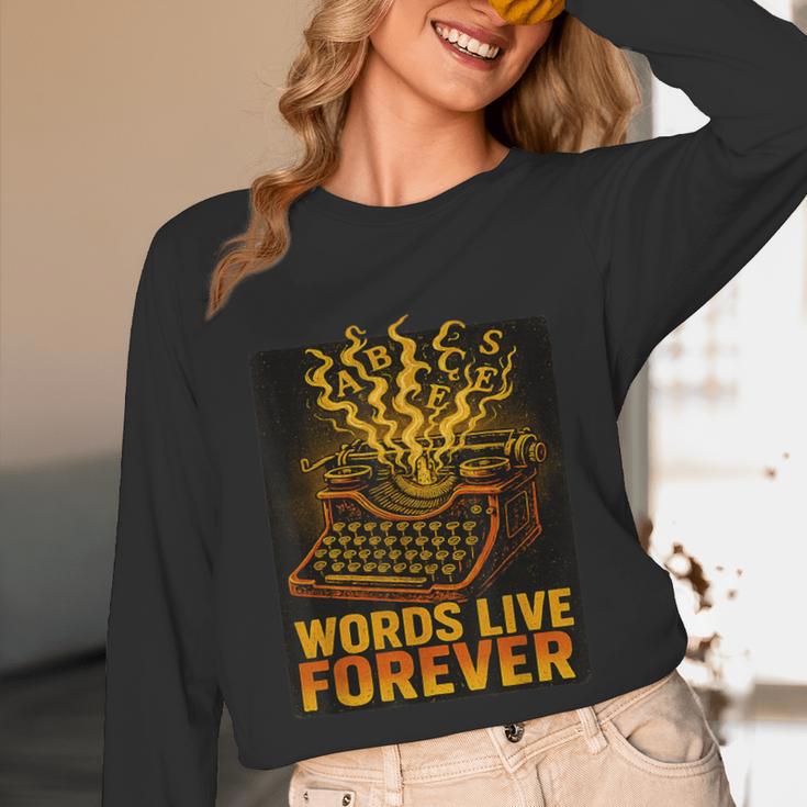 Antiques Collector Writing Retro Nostalgia Curiosity Unisex Long Sleeve T-Shirt