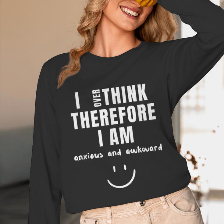 Anxiety Awareness Mental Health Top For Introvert Unisex Long Sleeve T-Shirt Anxiety Awareness Mental Health Top For Introvert Unisex Long Sleeve T-Shirt