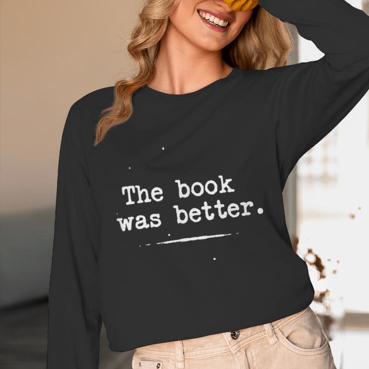 Author Typewriter The Book Was Better Unisex Long Sleeve T-Shirt Author Typewriter The Book Was Better Unisex Long Sleeve T-Shirt